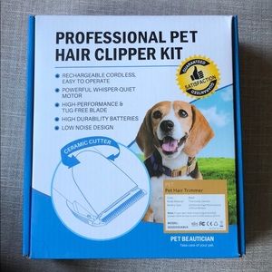 Professional Pet Hair Clipper Kit